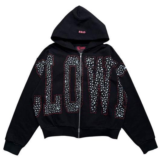 RHINESTONES HOODIE