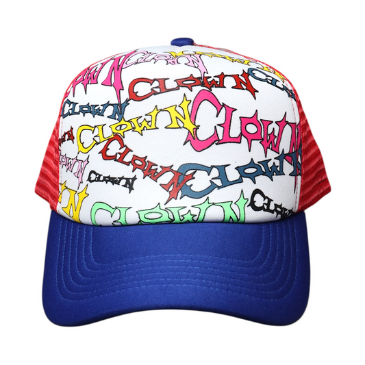 Y2K TRUCKER CAP (RED/BLUE)
